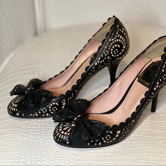 Dior Shoes Christian Dior Bowtie Heels Poshmark